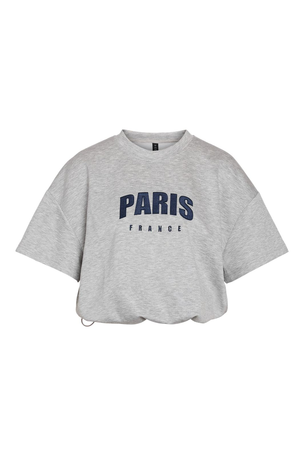 Noisy May - Nmsolas S/S Sweat T-Shirt - 5019036 Light Grey Melange Paris