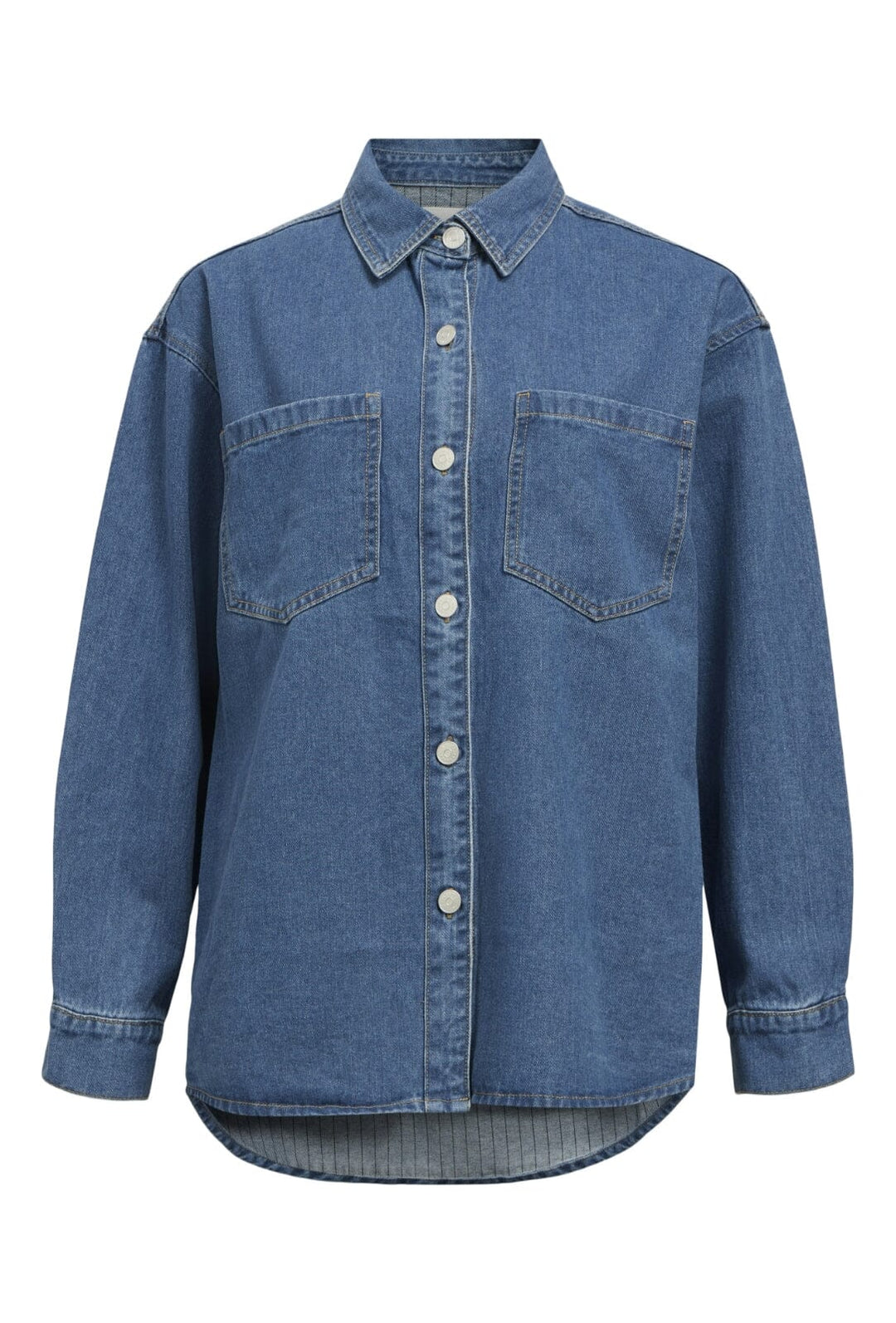 Object - Objcasey L/S Lo Shirt Aw Fair 24 - 4752667 Stripe Fold Up