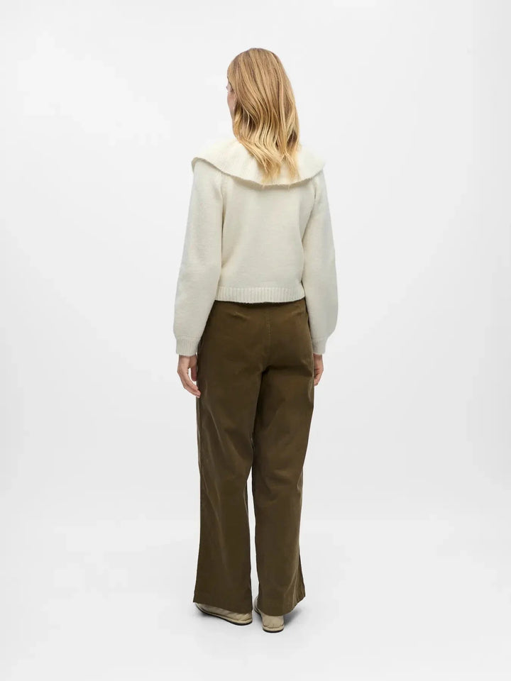 Object - Objdenisi L/S Lo Knit Cardigan - 4917128 Birch Cardigans