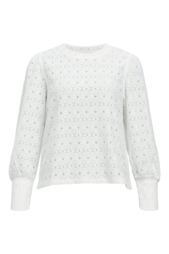 Object - Objlaila L/S Re Top - 4756437 Cloud Dancer