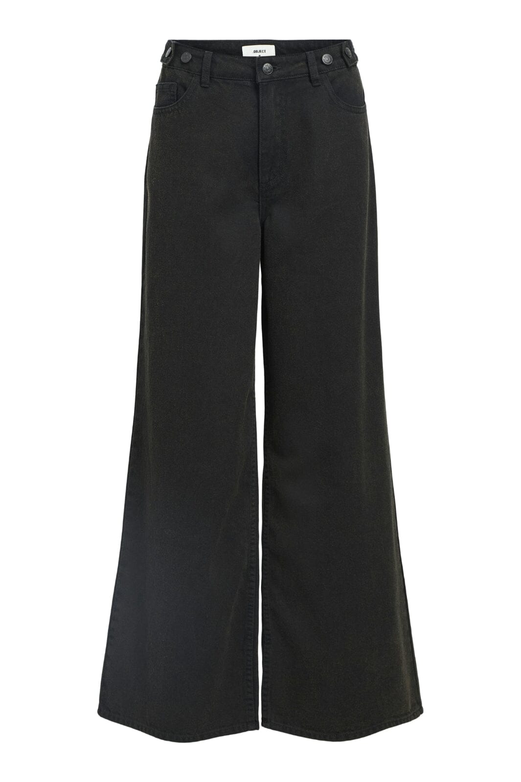 Object - Objmoji Kamata Super Wide Jeans Cc3 - 4795783 Black Brown Wash