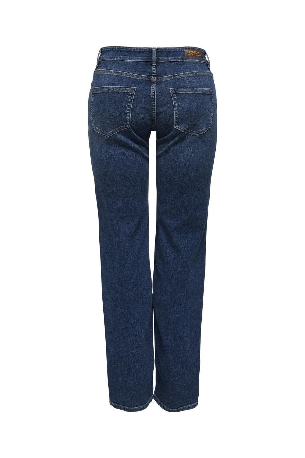 Only - Onlblush Mid Straight Tai021 - 4706077 Dark Blue Denim