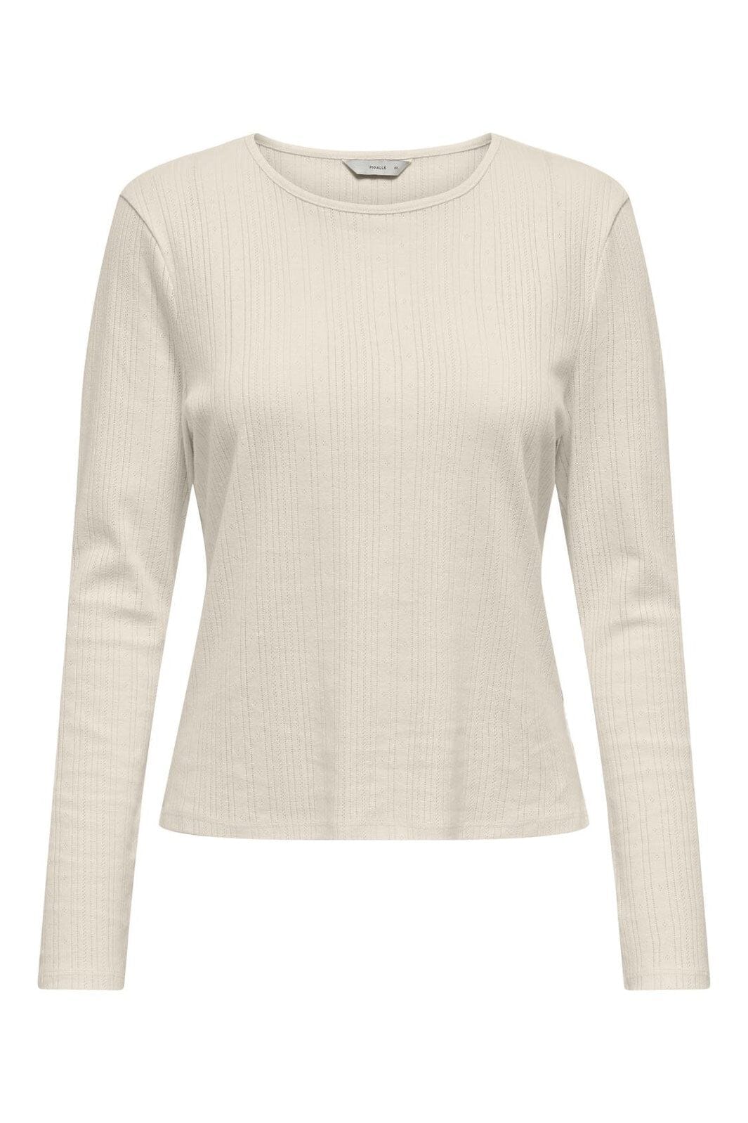 Only - Onlbremen O-Neck L/S Top Moch - 4870531 Birch