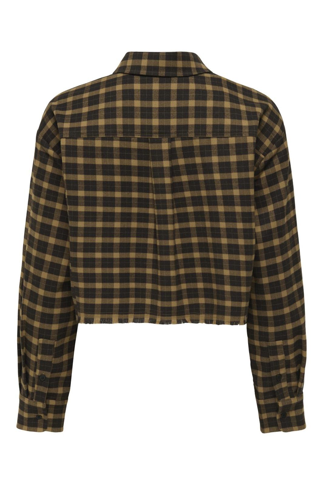 Only - Onlcat Life L/S Check Shirt - 4859341 Chipmunk Black Coffee