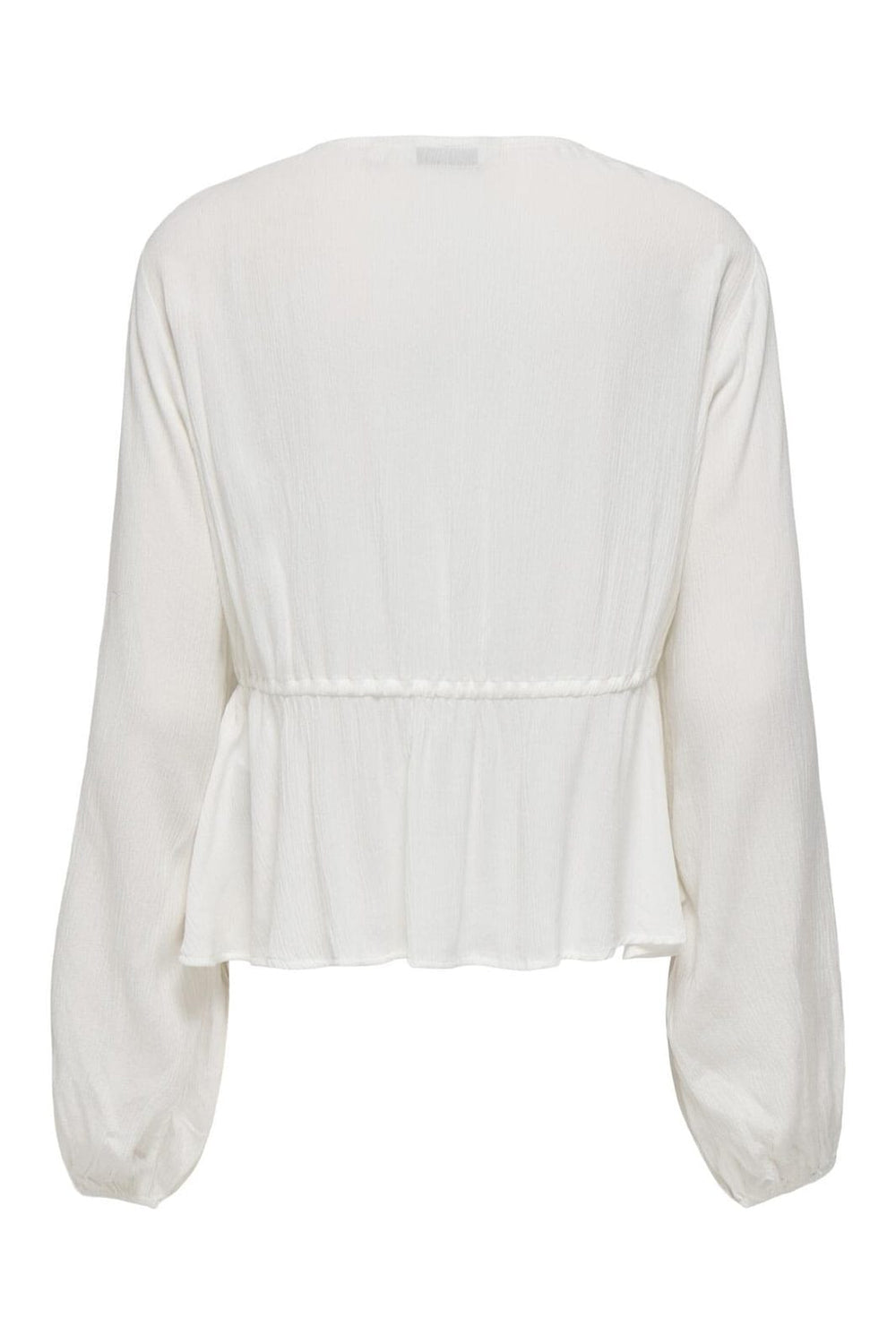 Only - Onlchiara Ls Tie Top - 4870234 Cloud Dancer