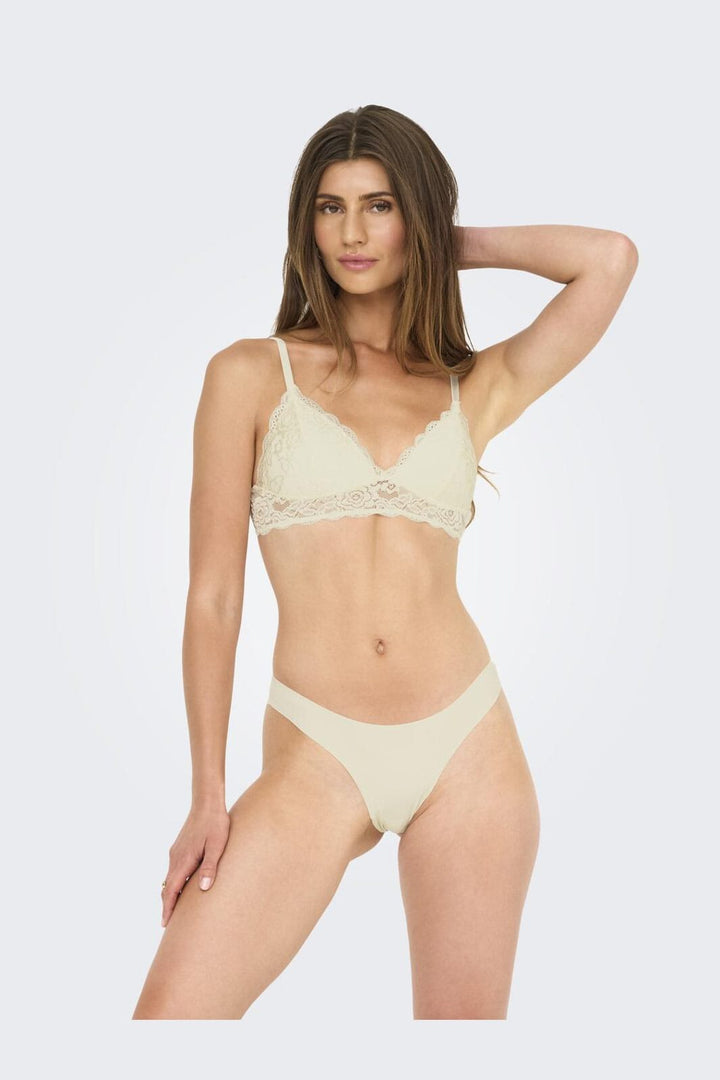 Only - Onlchloe Lace Brazil 3-Pack Acc - 4801849 Cloud Dancer X3