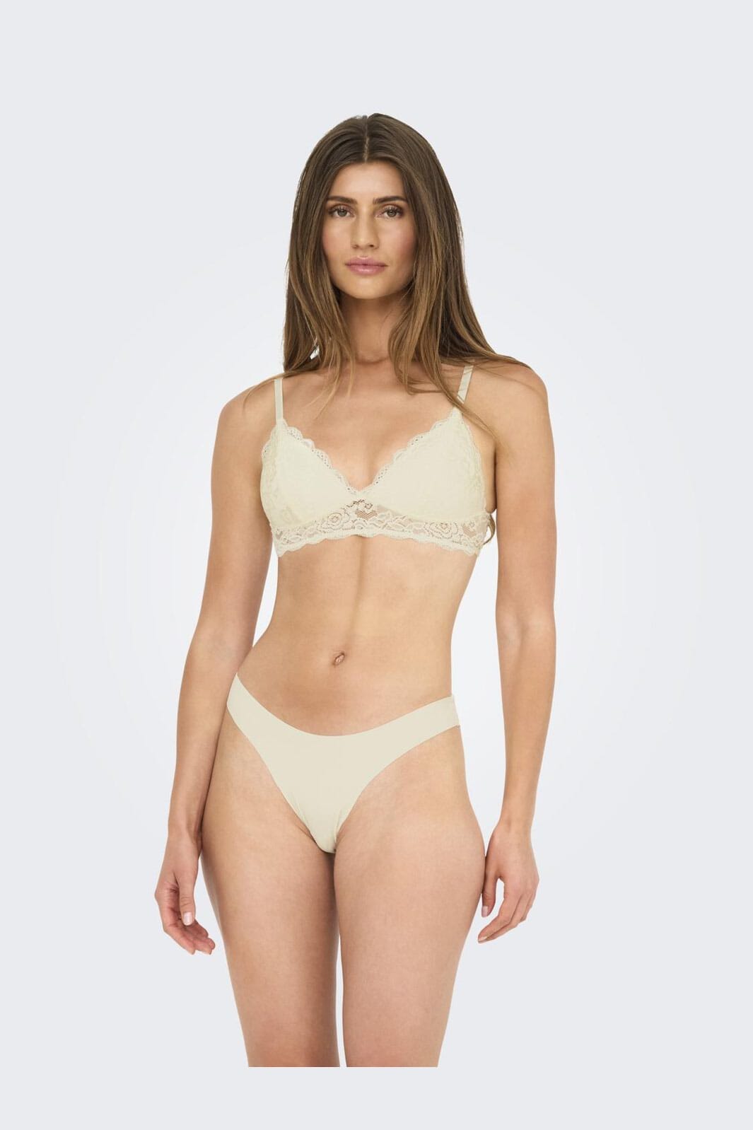 Only - Onlchloe Lace Brazil 3-Pack Acc - 4801849 Cloud Dancer X3