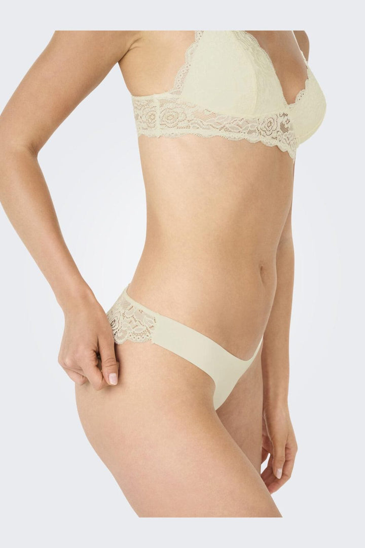 Only - Onlchloe Lace Brazil 3-Pack Acc - 4801849 Cloud Dancer X3