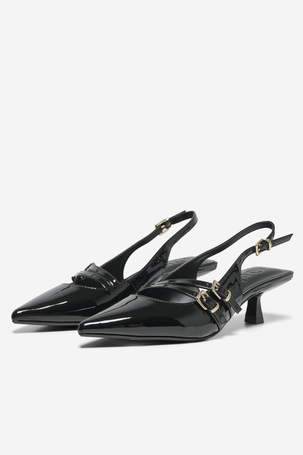 Only - Onlcoco-8 Buckle Slingback Pump - 4842737 Black