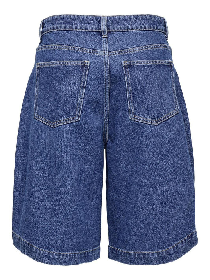 Only - Onldorsi Reg Loose Long Shorts Sik - 4887783 Medium Blue Denim