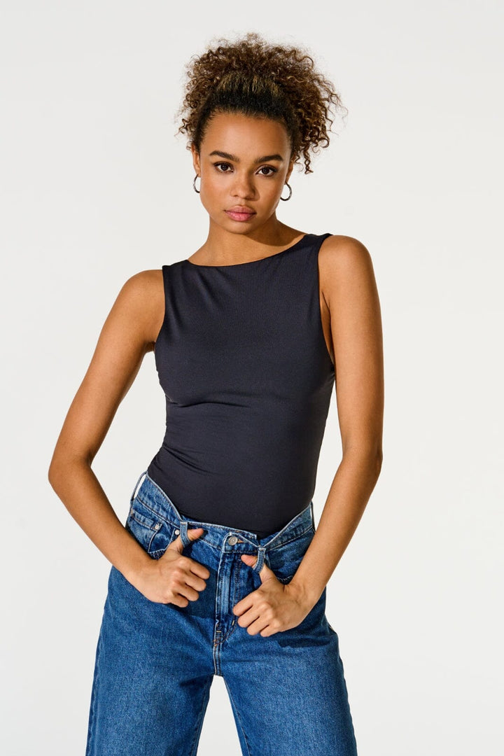 Only - Onlea S/L 2-Ways Fit Top - 4141432 Black