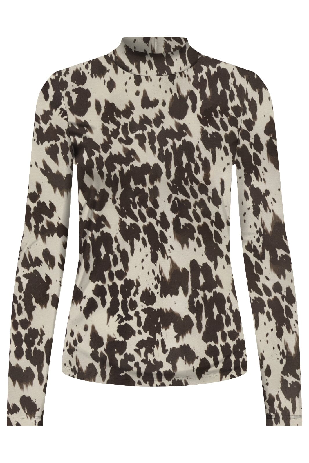 Only - Onlerica Life Mesh L/S Top - 4895995 Black Splassed Cow