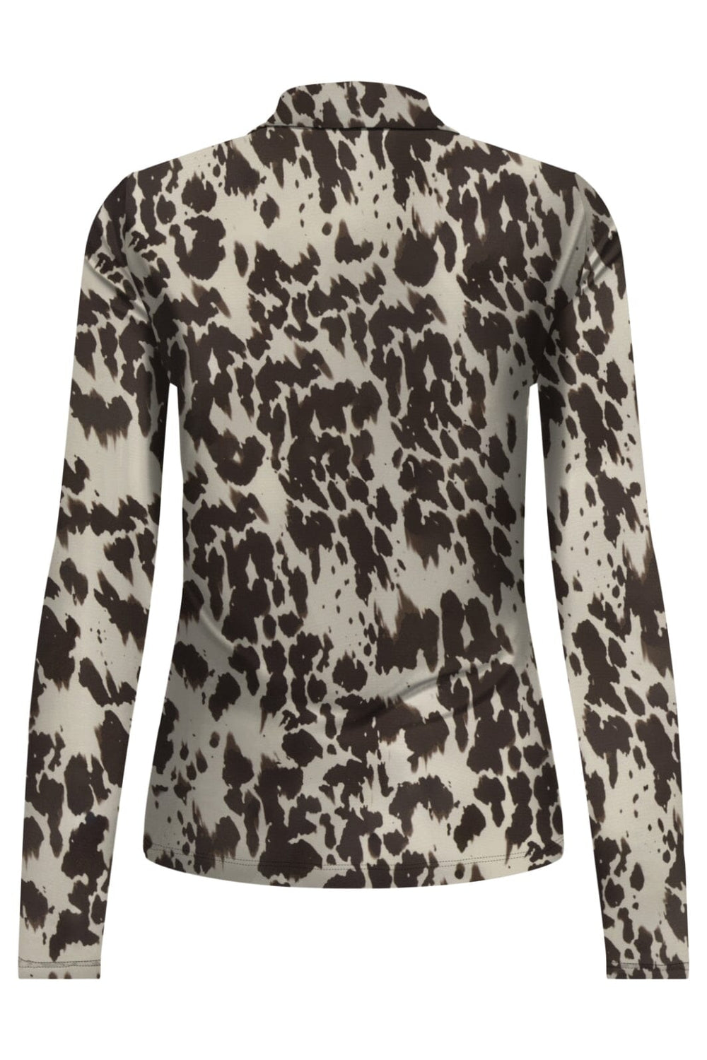 Only - Onlerica Life Mesh L/S Top - 4895995 Black Splassed Cow