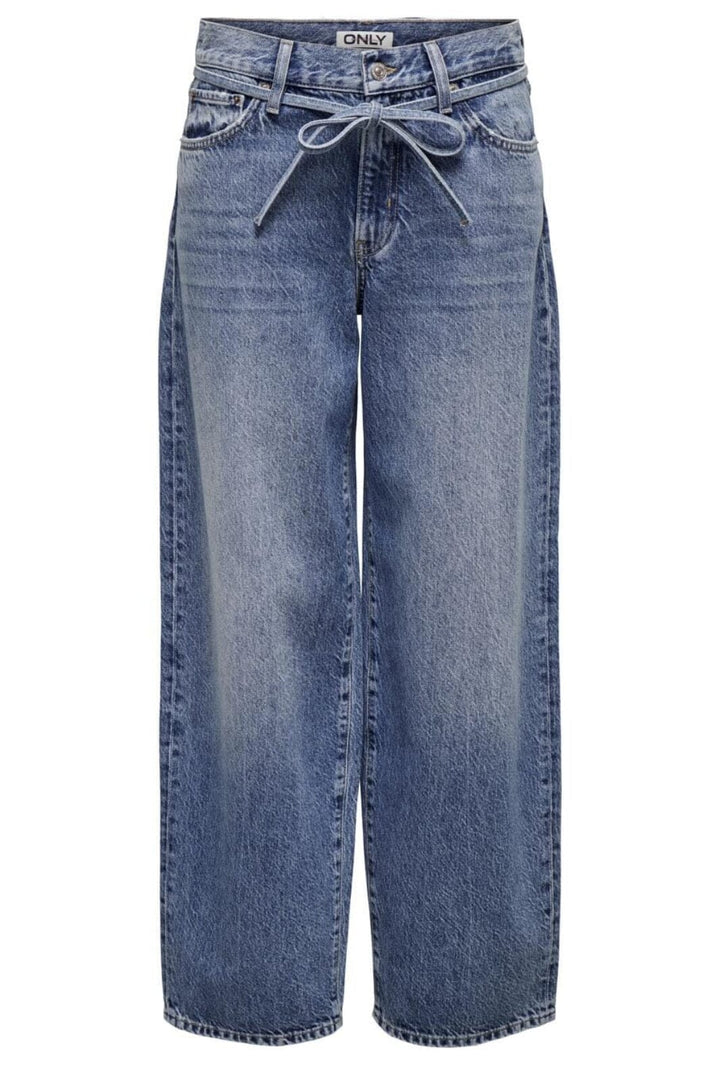Only - Onlgianna Balloon Jeans Dot - 4526764 Medium Blue Denim