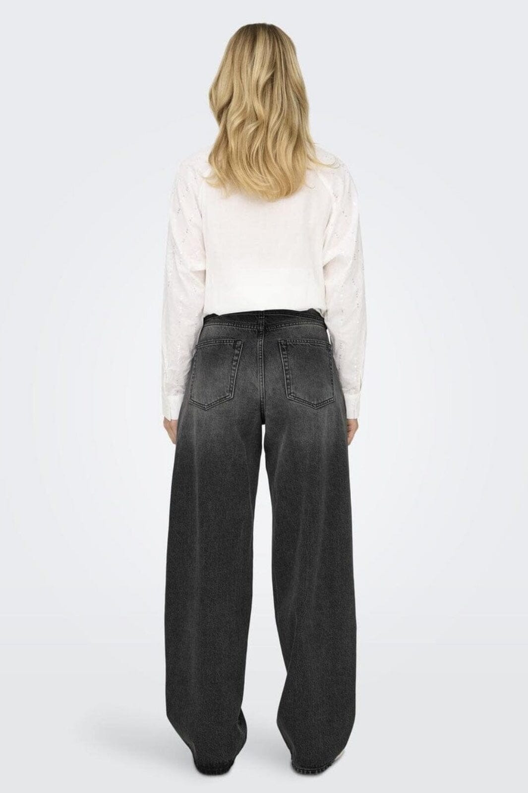 Only - Onlgianna Straight Dot980 - 4740253 Washed Black