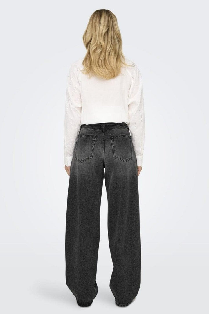 Only - Onlgianna Straight Dot980 - 4740253 Washed Black