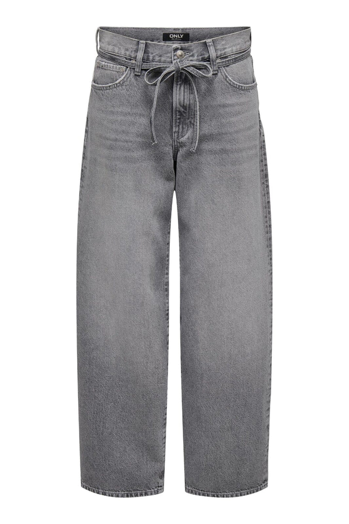 Only - Onlgianna Straight Jeans Dot757 - 4645300 Medium Grey Denim