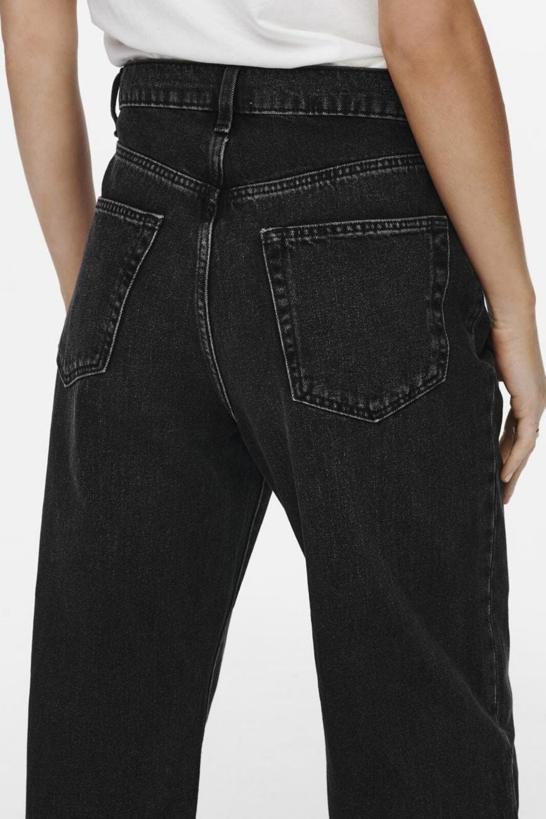Only - Onlhope Wide Rea129 - 3762074 Black Denim