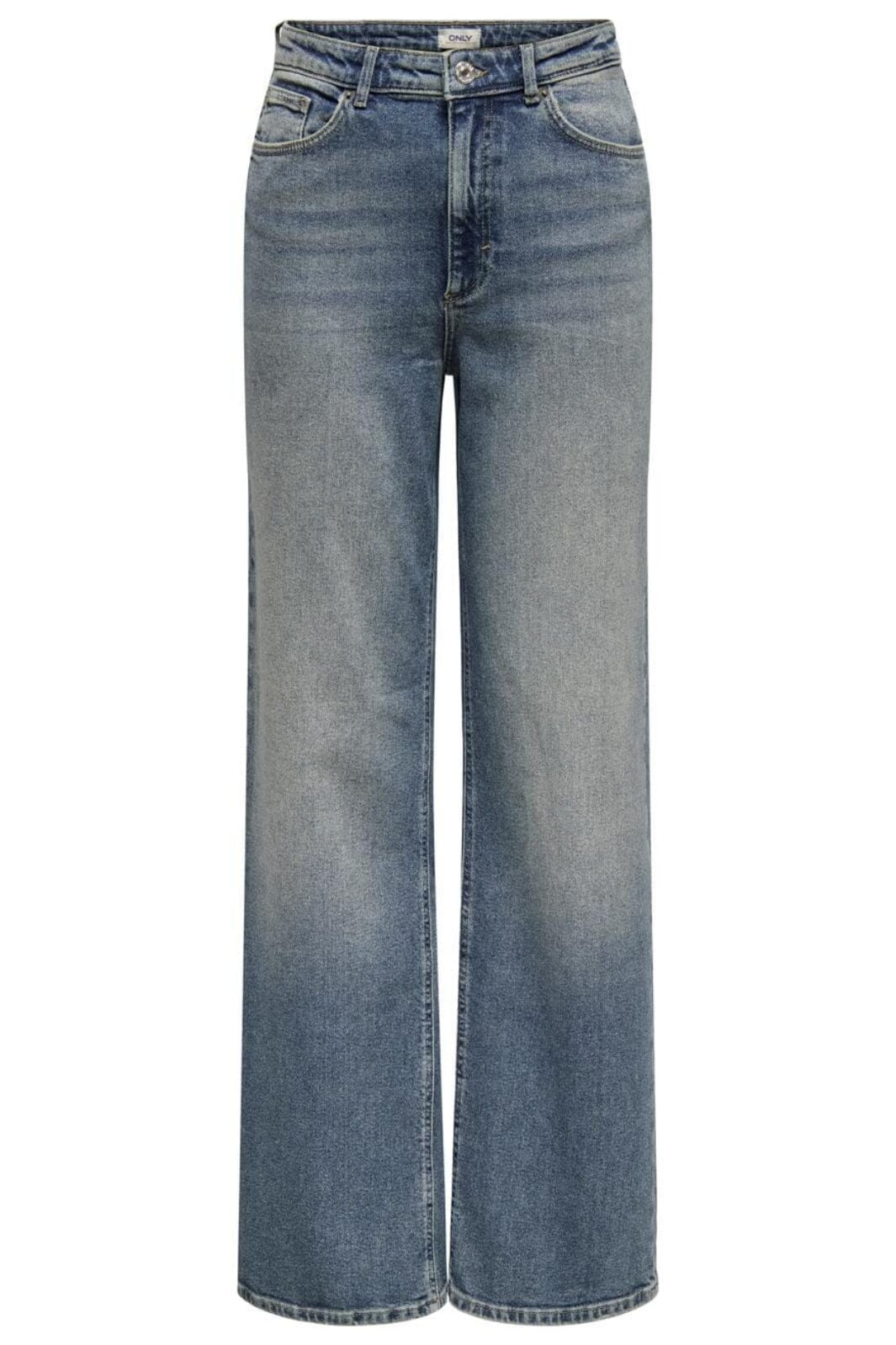 Only - Onljuicy Wide Dot334 - 4744979 Medium Blue Denim Tint Jeans