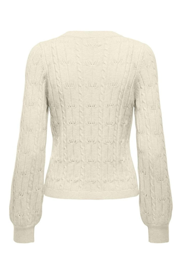 Only - Onlkatia Ls Structure O-Neck Pull Cc Knt - 4959380 Baby'S Breath