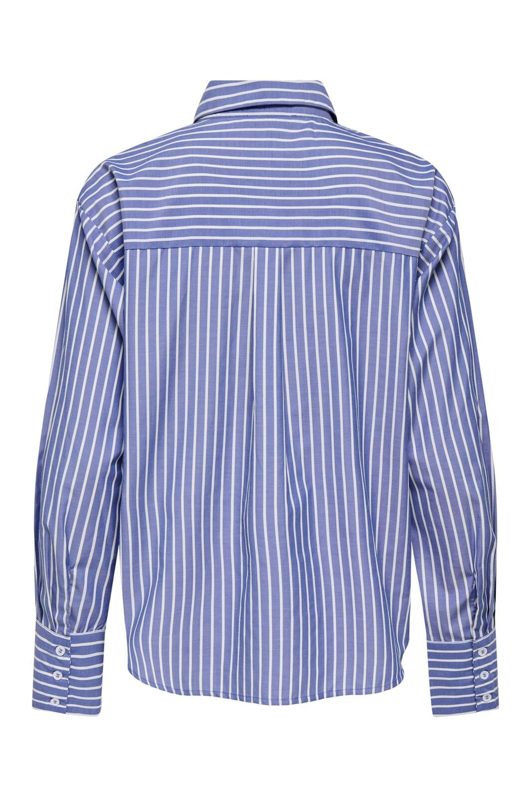 Only - Onlkaylen Ls Heart Emb Shirt - 4882462 Serenity Bright White