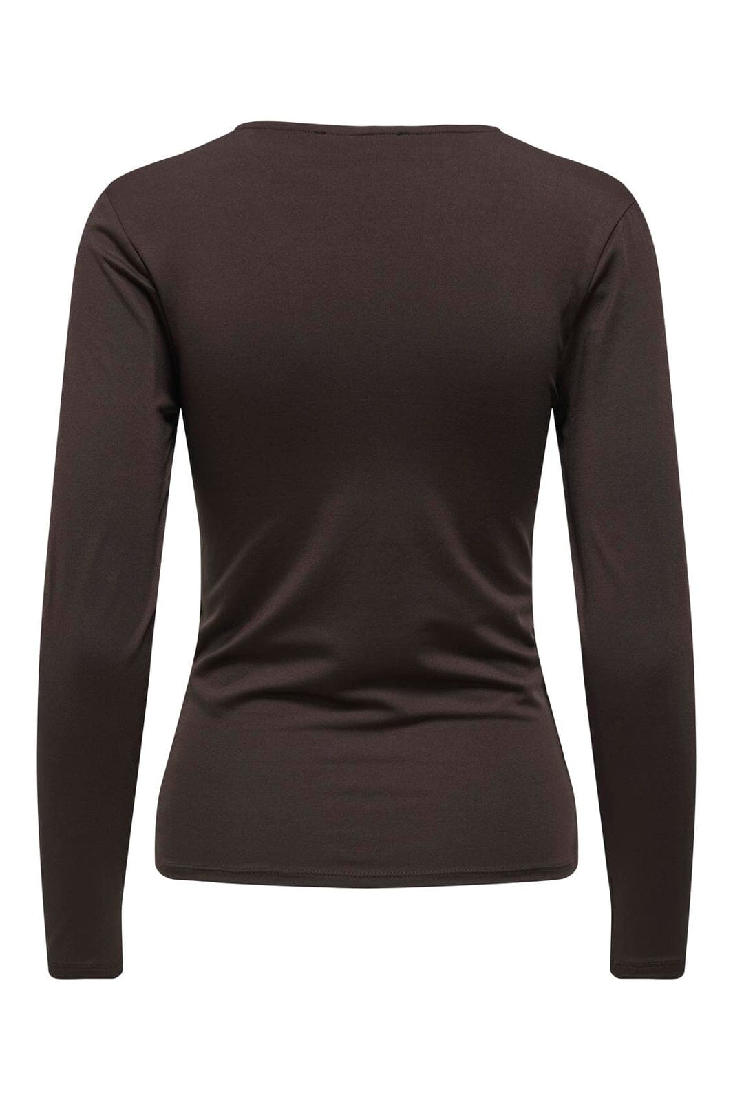 Only - Onllone Life L/S Knot Top - 5072423 Chocolate Torte