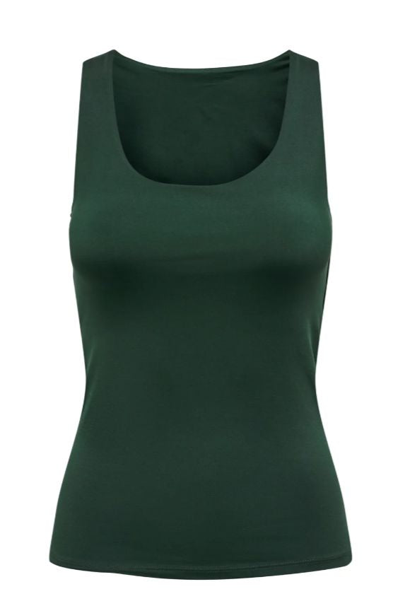 Only - Onllone Life S/L 2-Way Top - 4486675 Scarab Tank Top