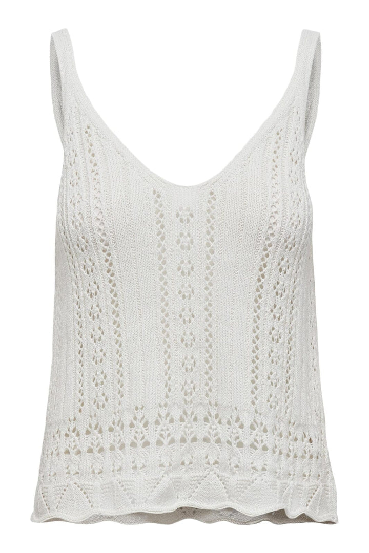 Only - Onllyzet Life S/L Top Knt - 4068608 Cloud Dancer