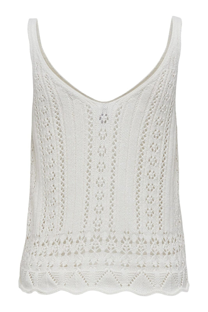 Only - Onllyzet Life S/L Top Knt - 4068608 Cloud Dancer