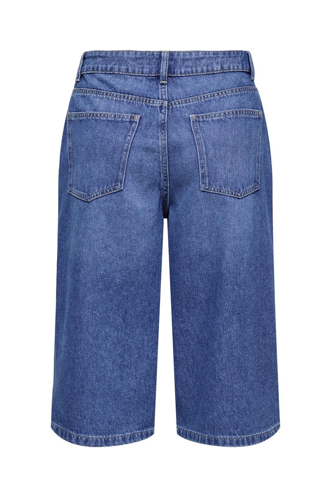 Only - Onlmaria Reg Long Shorts Moch - 4823013 Medium Blue Denim