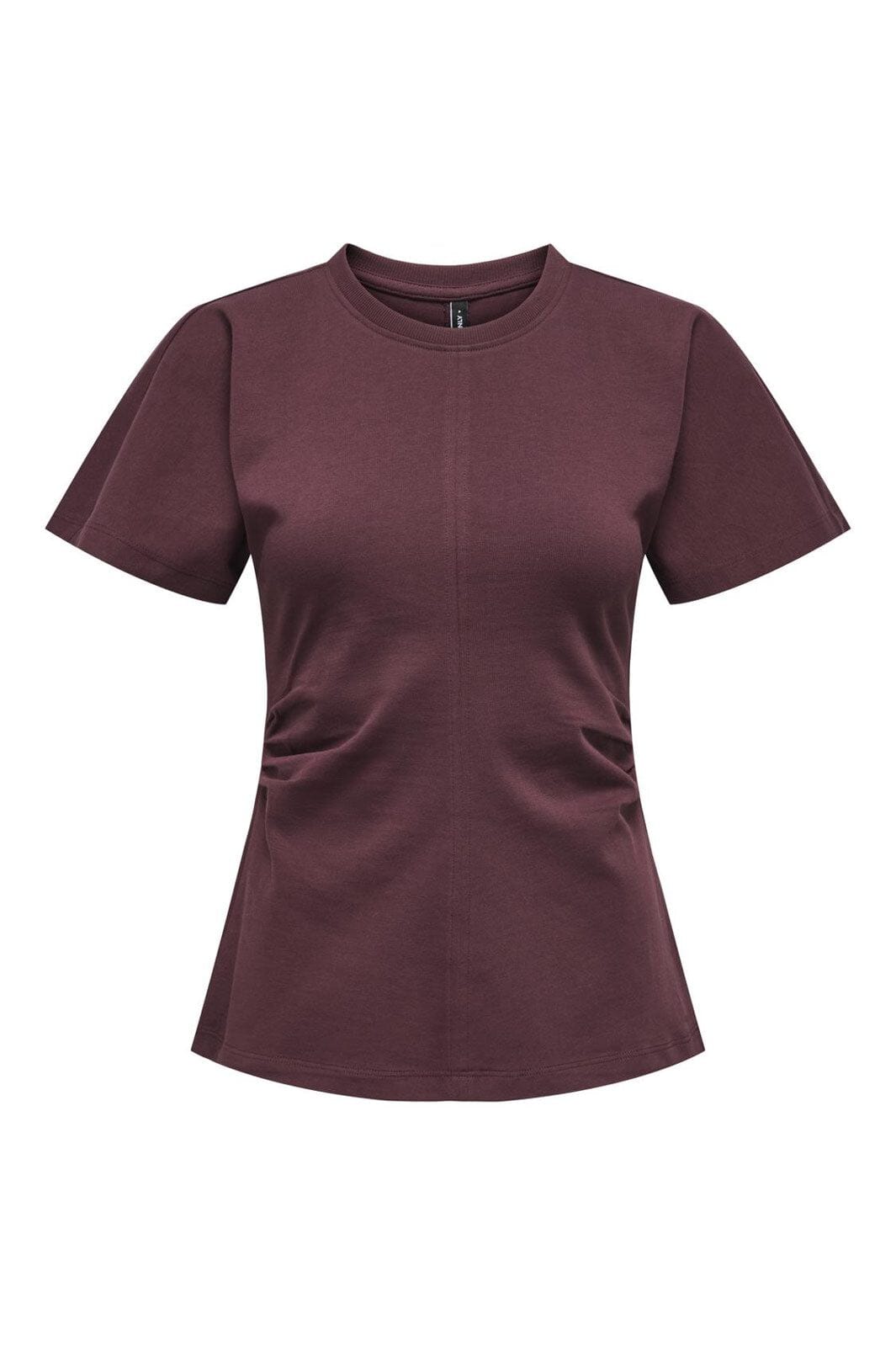 Only - Onlmarie Life S/S Ruching Top - 4919662 Decadent Chocolate