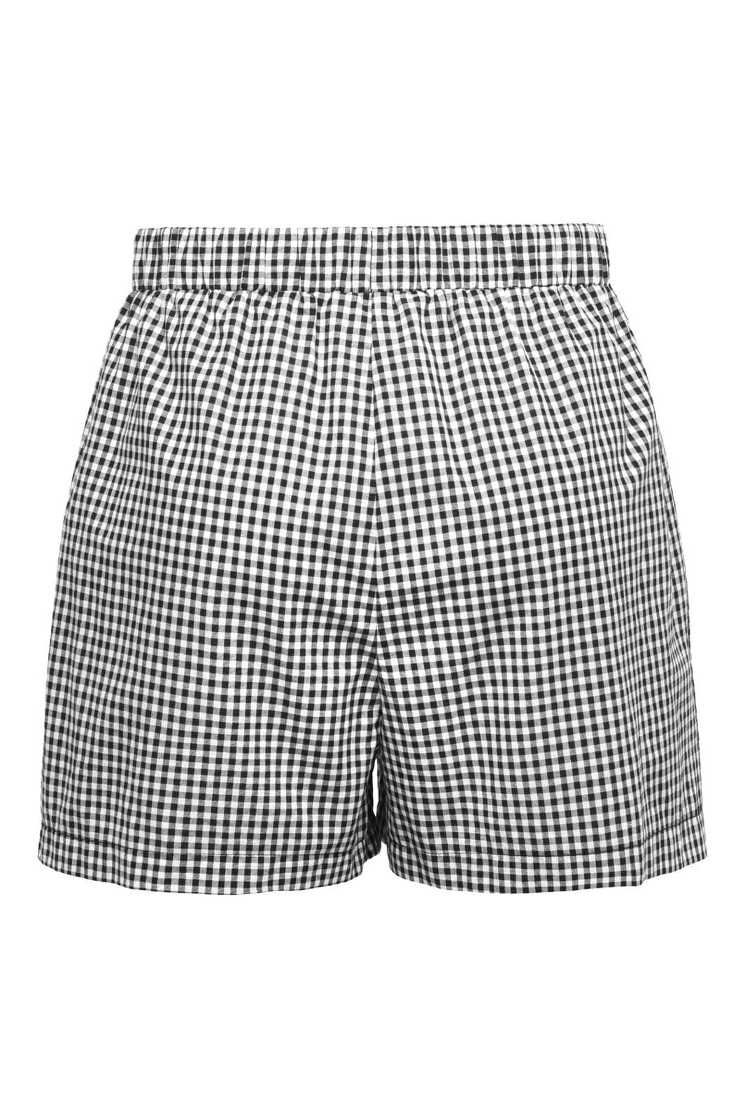 Only - Onlmaye Check Shorts - 4955610 Black White