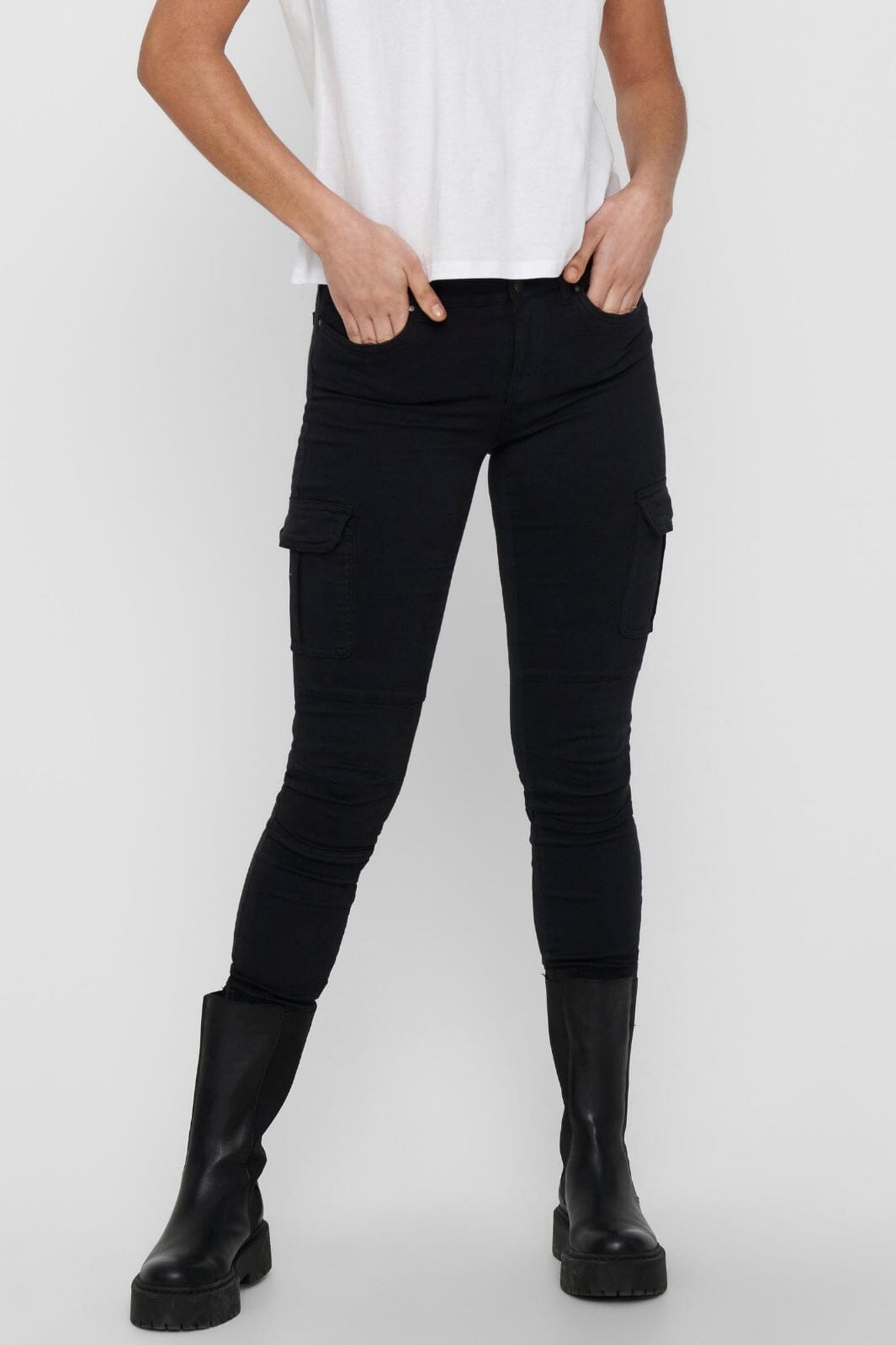 Only - Onlmissouri Reg Cargo - 3372093 Black Black Washed