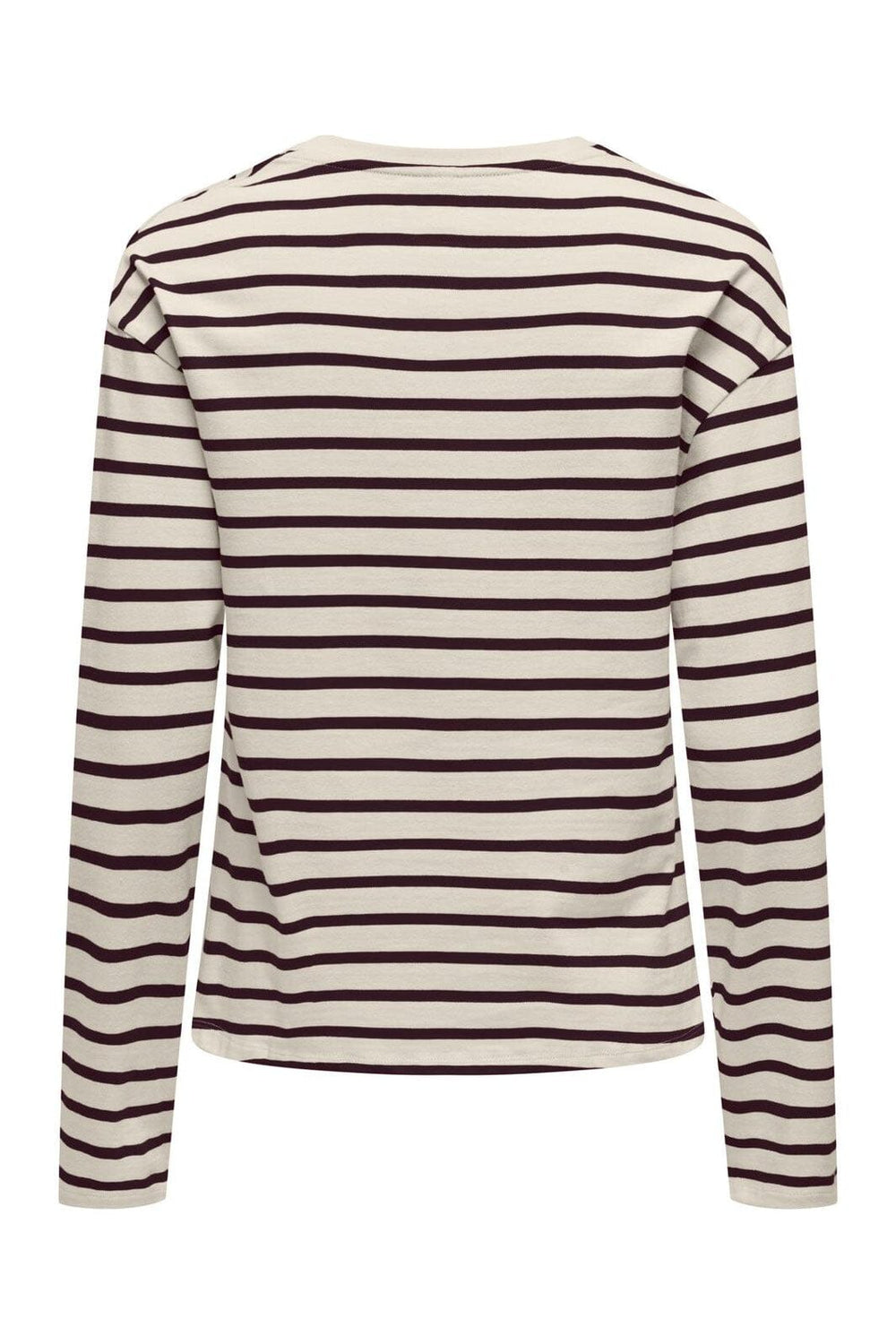 Only - Onlnew Soph Life L/S O-Neck Top Box - 4935411 Birch Winetasting