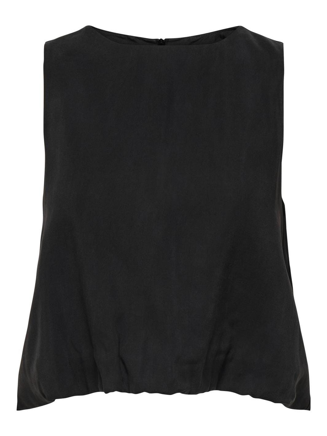 Only - Onlnica Life S/L Modal Bubble Top - 4759987 Black