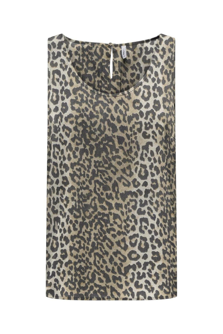 Only - Onlnova Life Elite S/L Top - 4746558 Timber Wolf 631 Wildlife