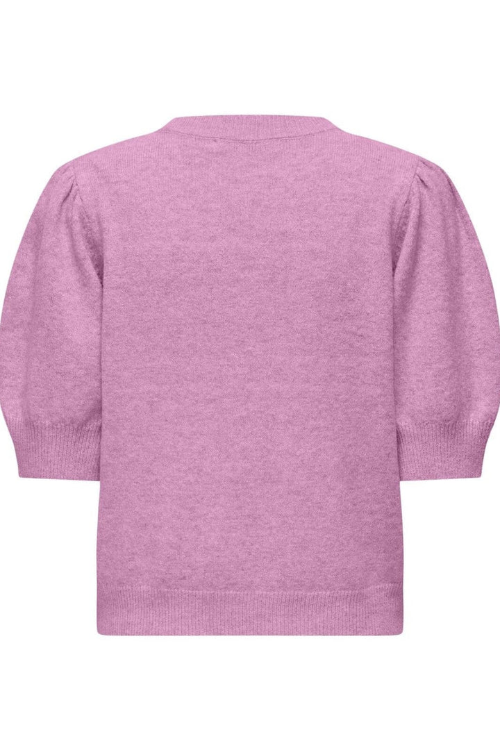 Only - Onlrica Life 2/4 Pullover Knt - 4583280 Pastel Lavender W. Melange Strikbluser