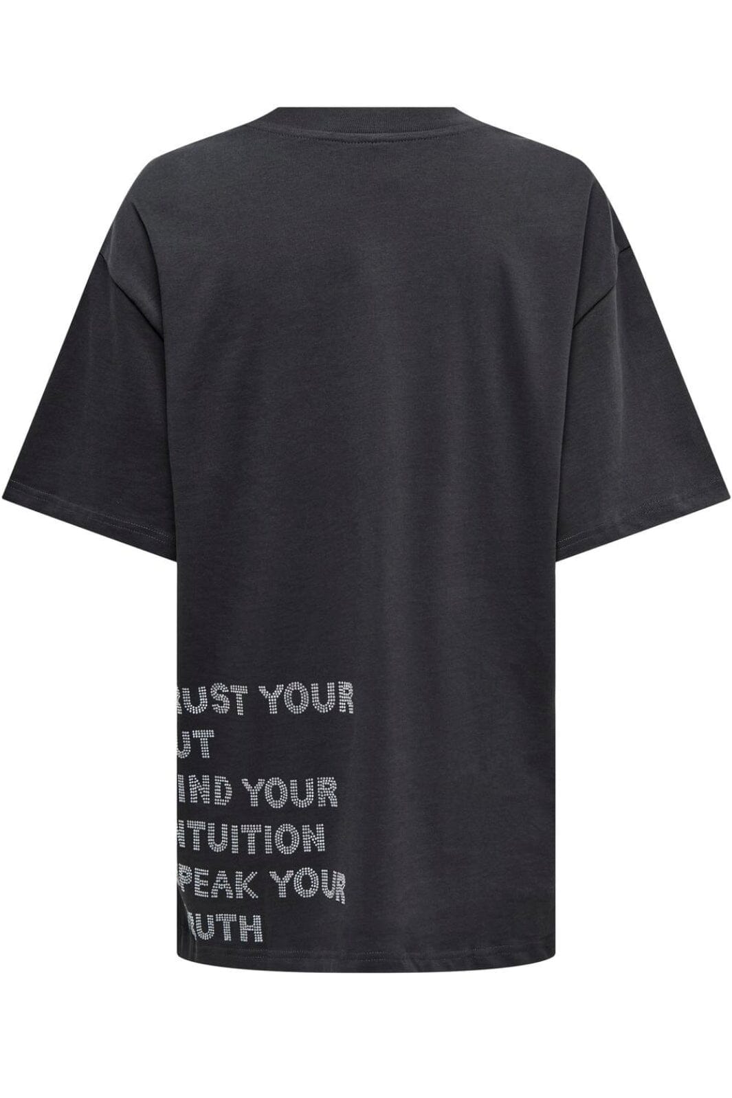 Only - Onlriri S/S Stones Top Box - 4563680 Phantom Trust T-shirts