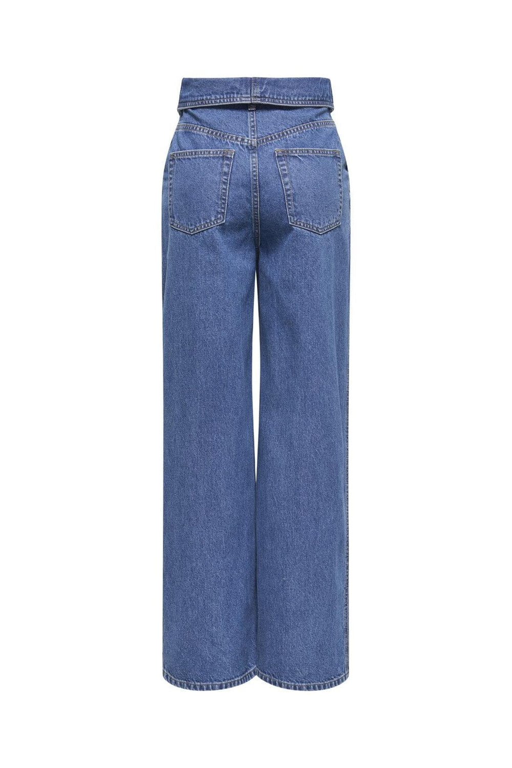 Only - Onlrosella Fold Belt Wide Mae - 4926825 Medium Blue Denim