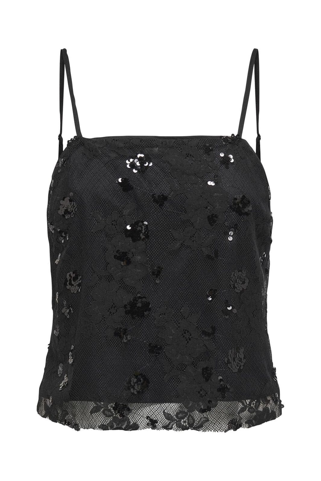 Only - Onlsinna Lace Singlet Xt - 4838740 Black