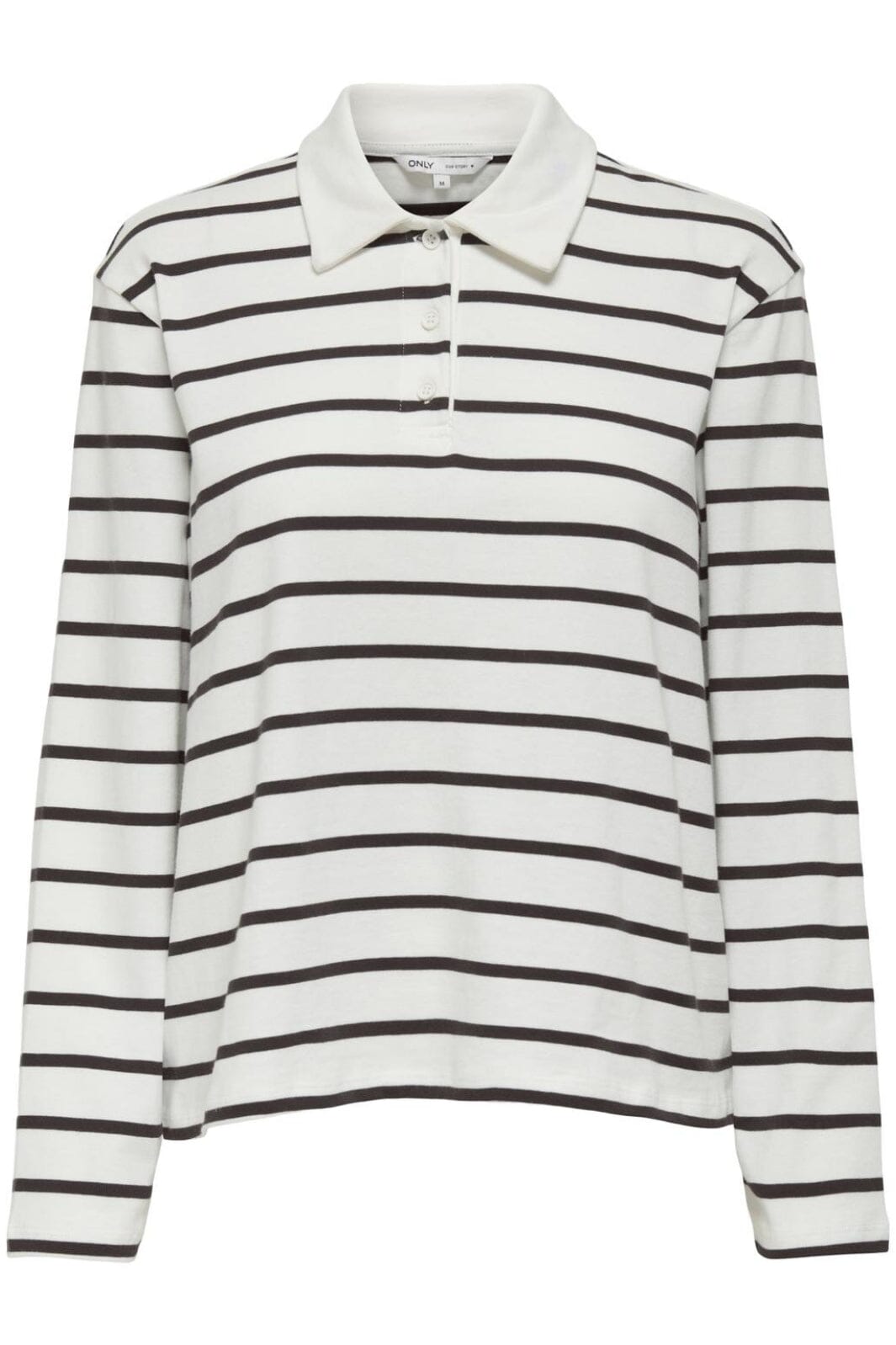 Only - Onlsira L/S Polo - 4842703 Chocolate Torte Cd Stripes