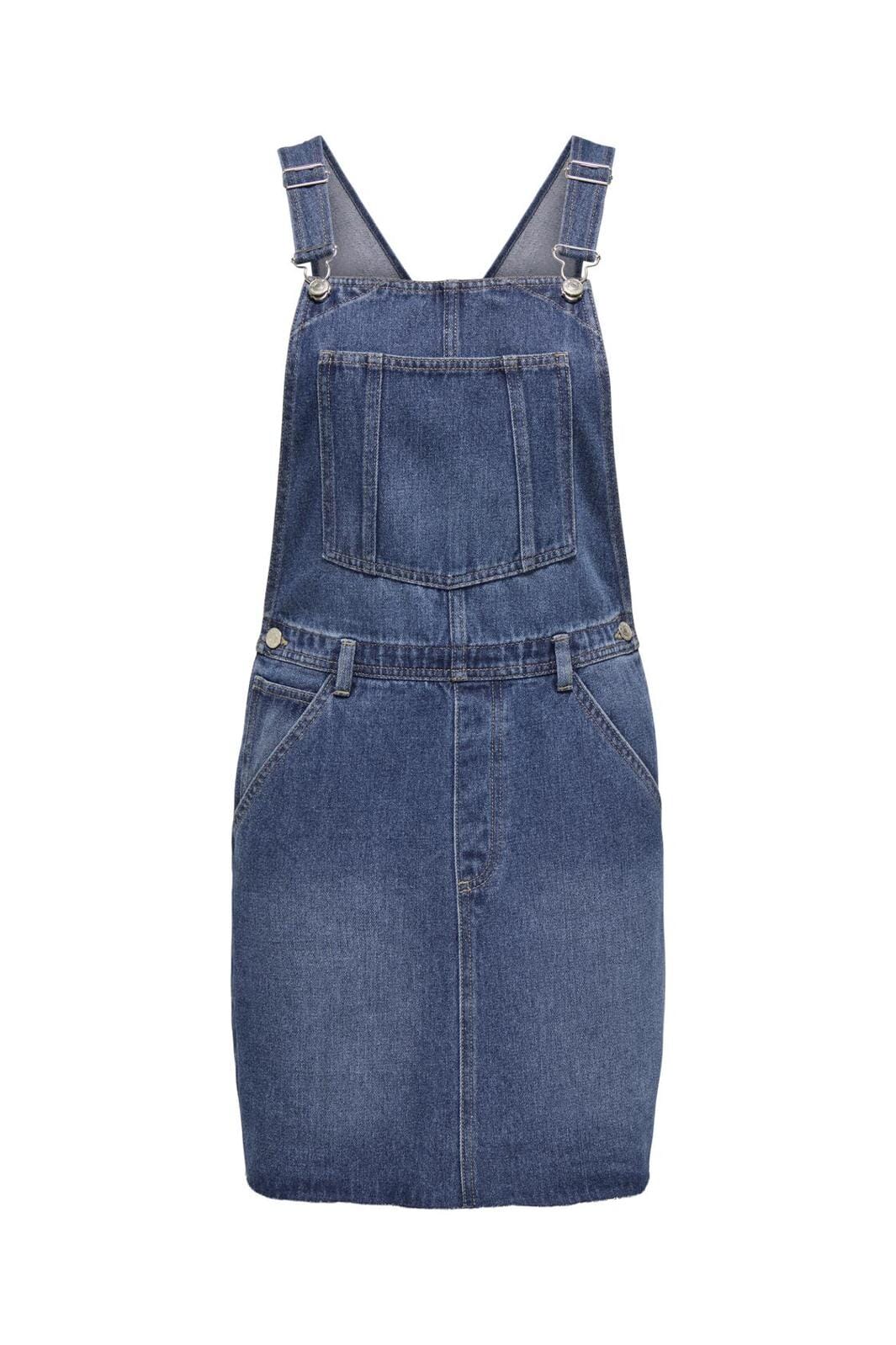 Only - Onltanya Reg Spencer Dress Oy - 4777701 Medium Blue Denim