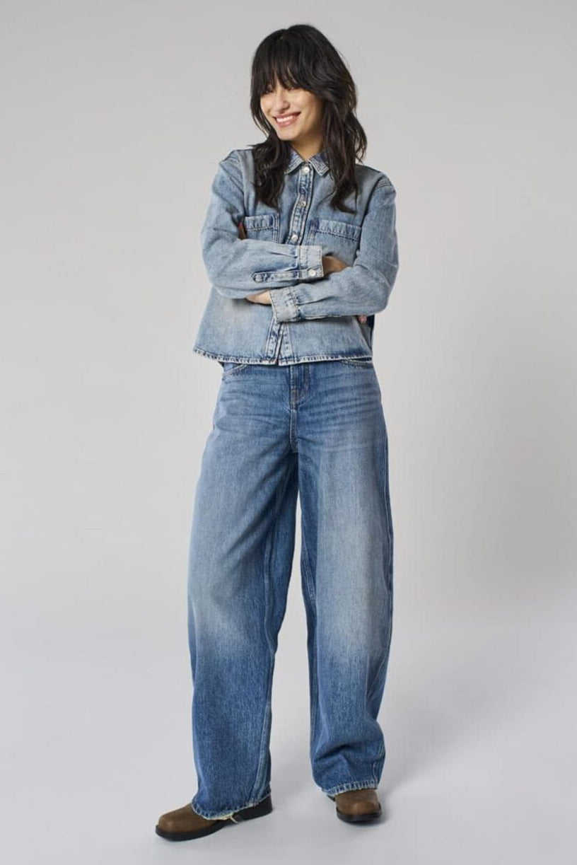 Only - Onltaylor Barrel Db Tai466 - 4802478 Dark Blue Denim