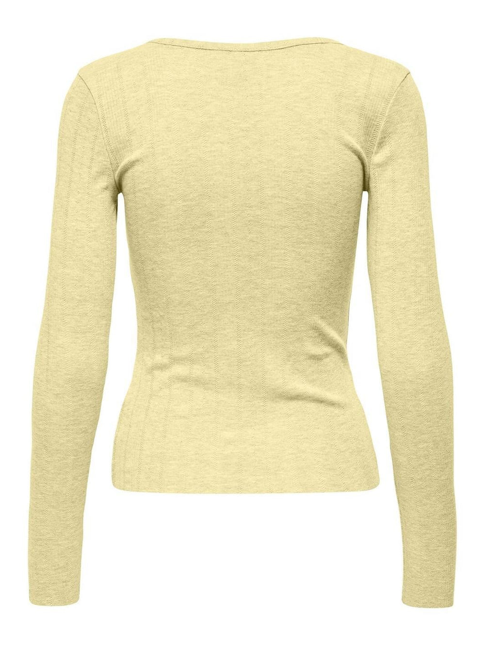 Only - Onltenna L/S Top - 4963256 Pastel Yellow