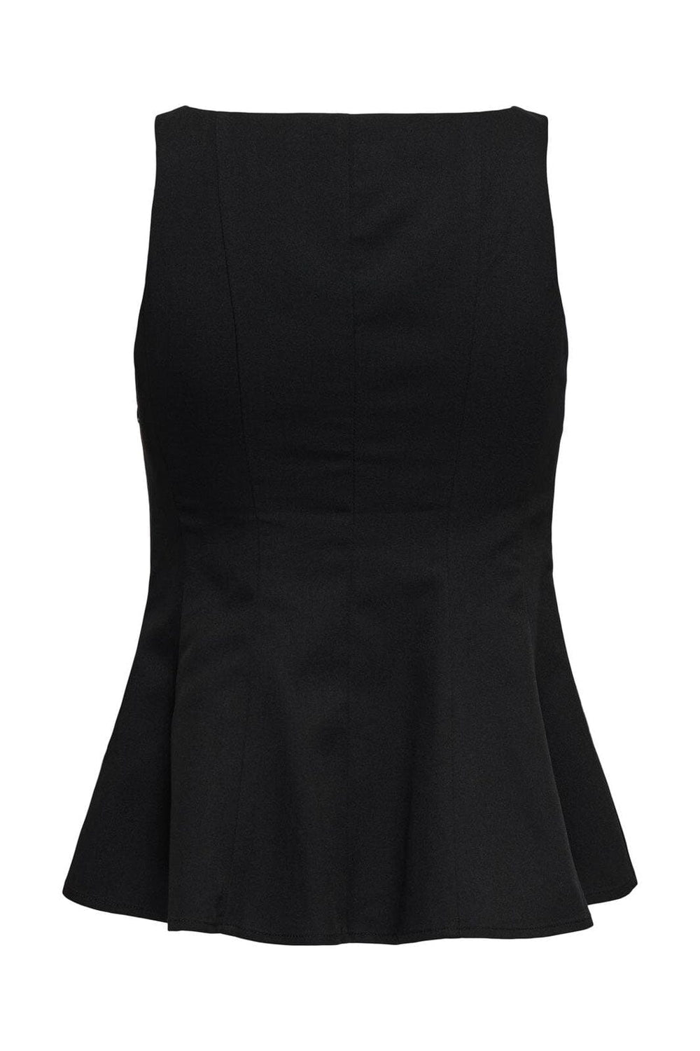 Only - Onlunita Life S/L Peplum Top Tlr Ox - 4978186 Black