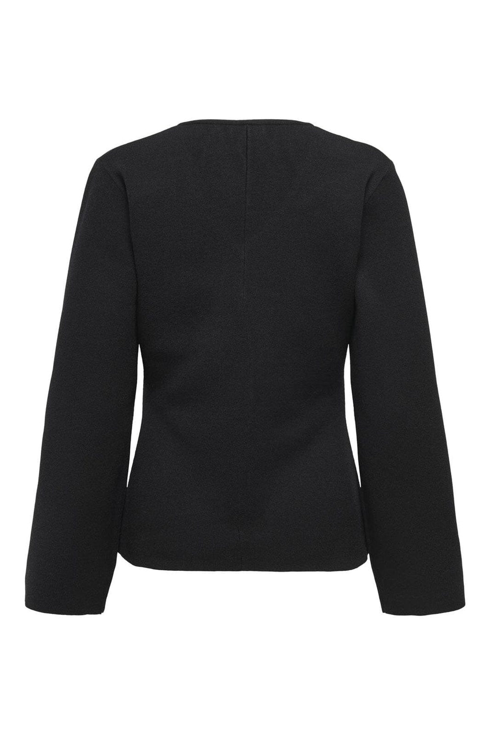 Only - Onlviola Ls Fit V-Neck Knt - 4940903 Black
