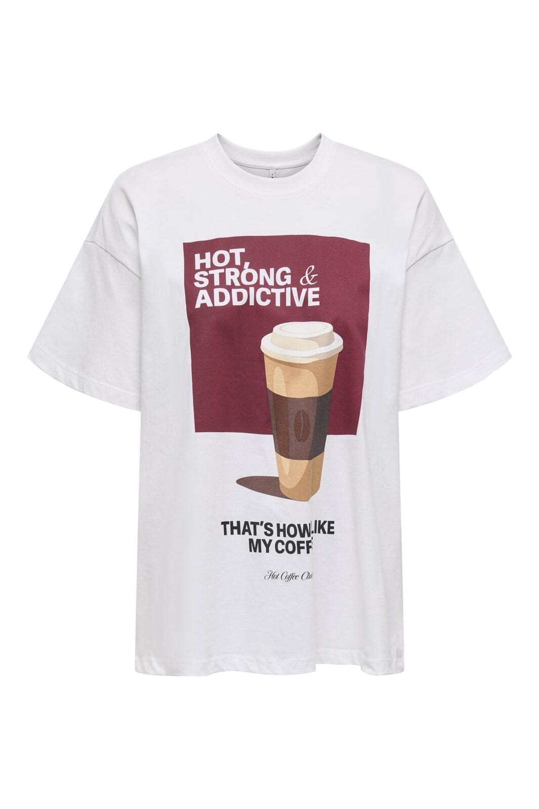 Only - Onlvivvi Life S/S Lovely Top - 4897144 Bright White Hot