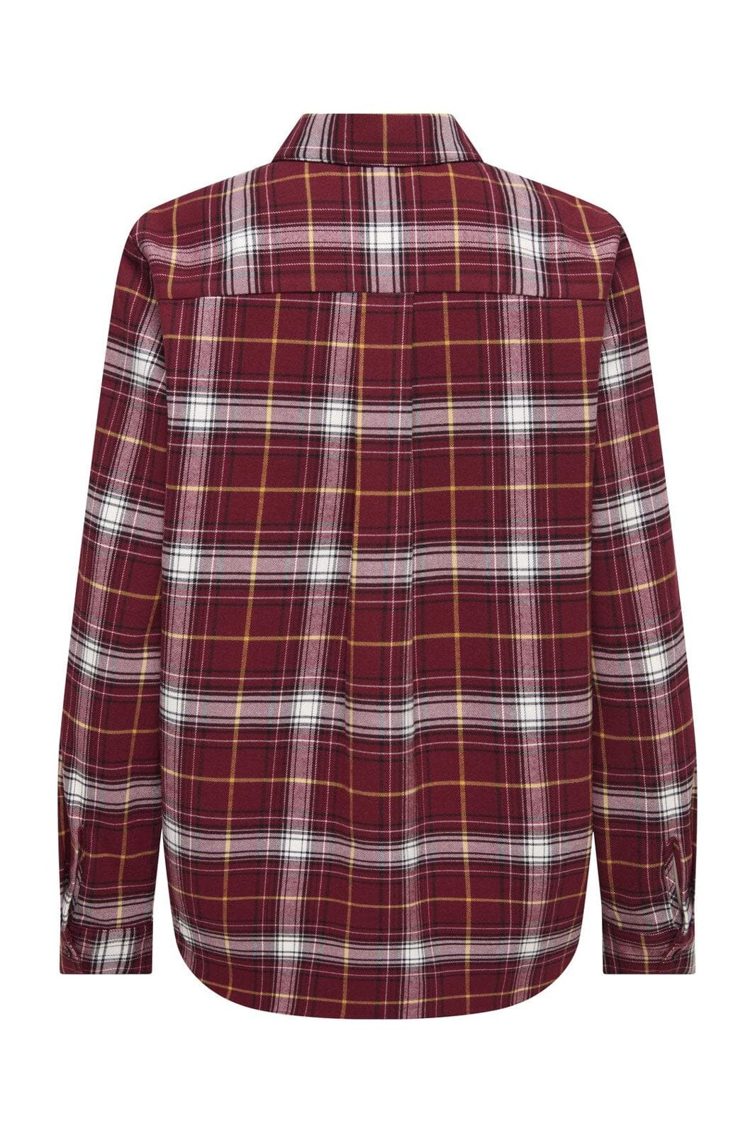 Only - Onlwren Check Shirt - 4970193 Syrah Checked Pulse