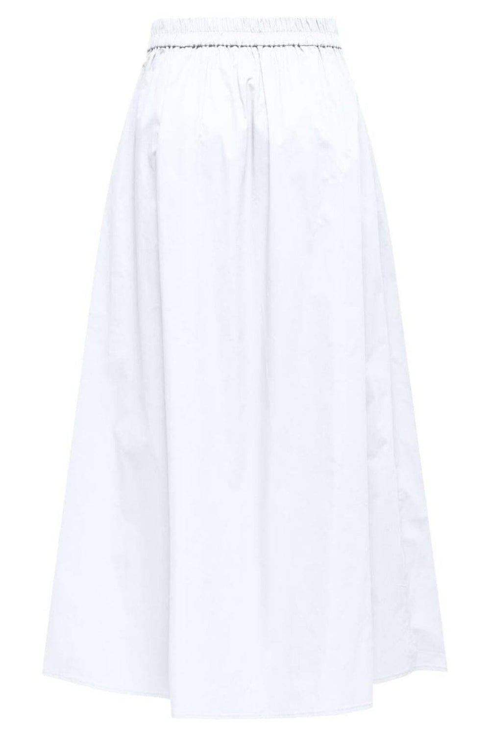 Only - Onlzora Long Pleat Skirt - 4795114 Bright White Nederdele