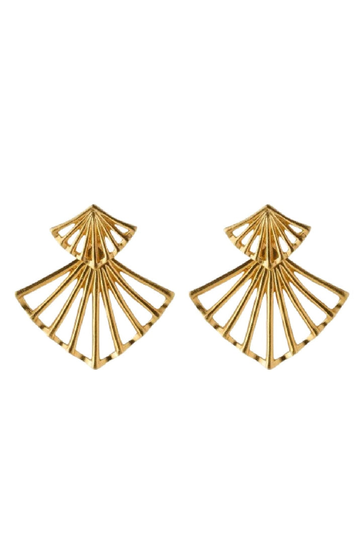 Pernille Corydon - Dancing Ballerina Earrings e-349-gp - Gold Plated